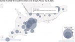 Spread of COVID-19 across Public Health Units in Southern Ontario (Feb 22 – Apr 6, 2020)